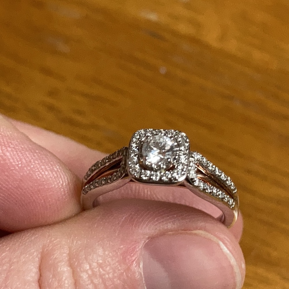 Vera Wang 14K Diamond Ring